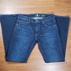 7 For all Mankind Brett Blue Jean's 30x32